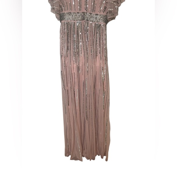 Mac Duggal 93582 Pink Sequin Embellished Gown Size 12 | Formal Evening Dress - Picture 5 of 10